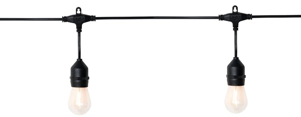 Външни светлинни гирлянди 10м с LED 10 лампи слънчеви - Russell