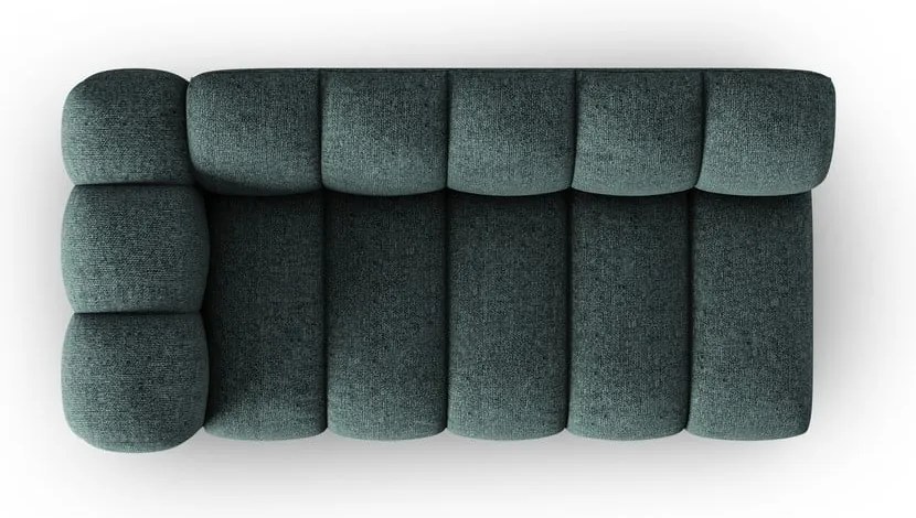 Тюркоазен модулен диван (ляв ъгъл) Lupine – Micadoni Home