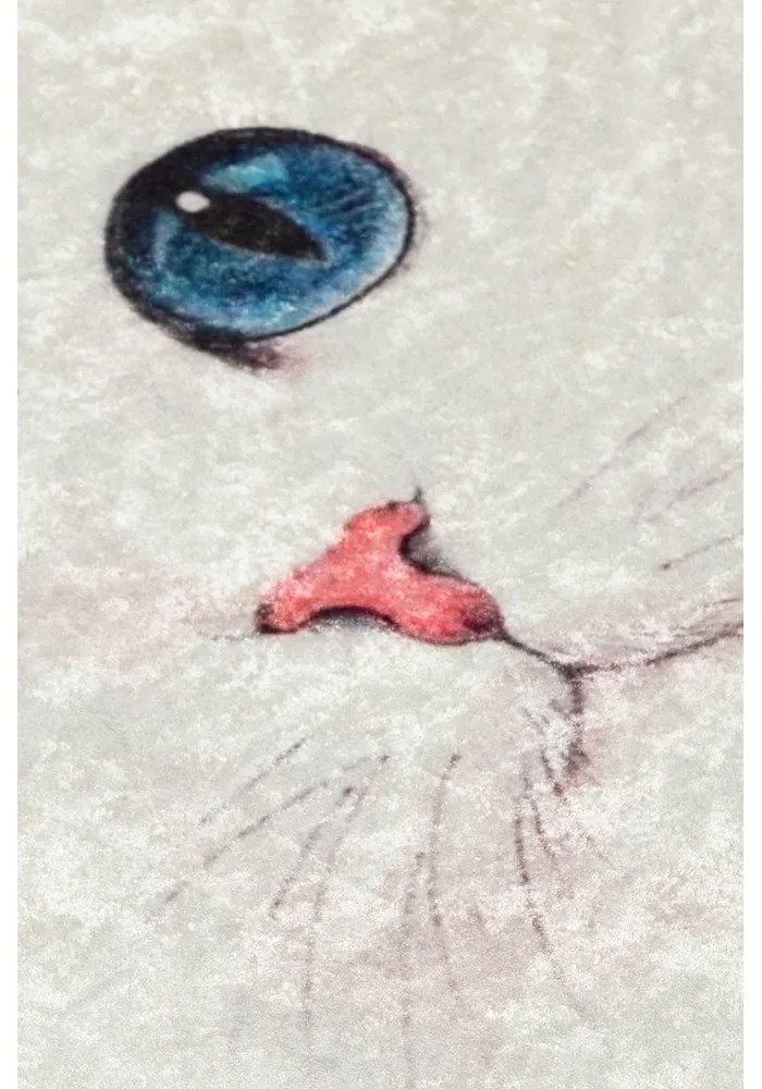 Кремав килим за баня 40x60 cm Blue Eyes – Foutastic