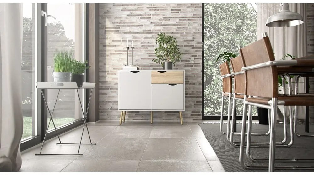 Бял скрин , 99 x 82 cm Oslo - Tvilum