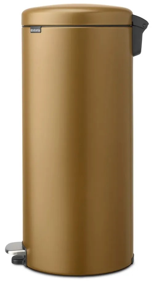 Стоманено кошче за боклук с педал в месингов цвят 30 l NewIcon – Brabantia