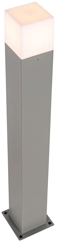 Модерна външна подова лампа сива 70 см IP44 - Denmark