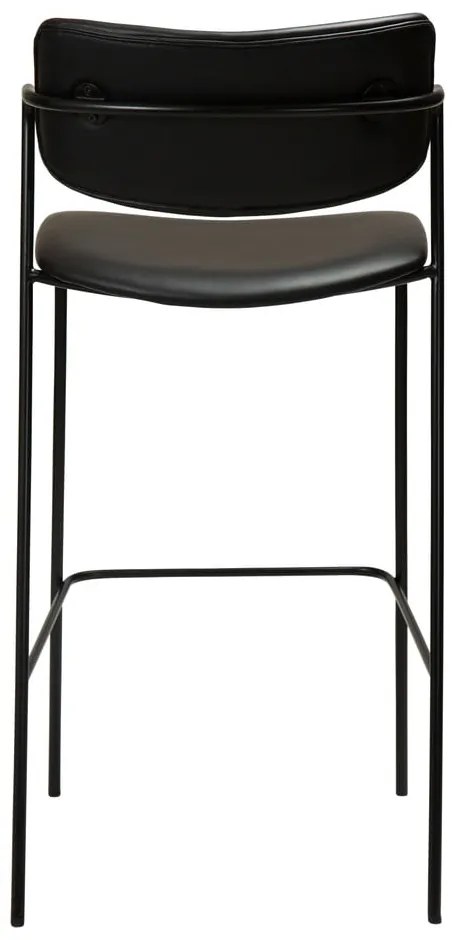 Черен бар стол от изкуствена кожа, височина 107 cm Zed - DAN-FORM Denmark