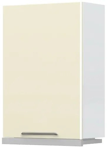 Висящ шкаф Modena A9-60-1KU за кухненски аспиратор sliding-White - Beige