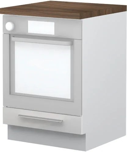 Подов шкаф за фурна Raval R-60-R-White - White glossy
