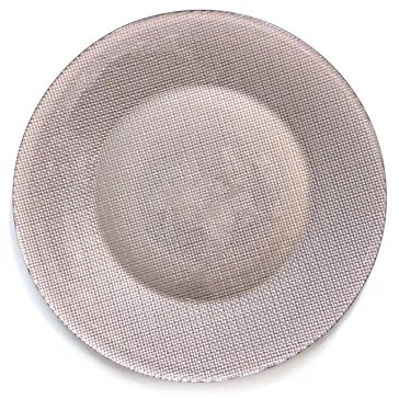 Bormioli Rocco - Стъклено плато за сервиране ф31см COPPER -INCA METALLIC (4.50012)