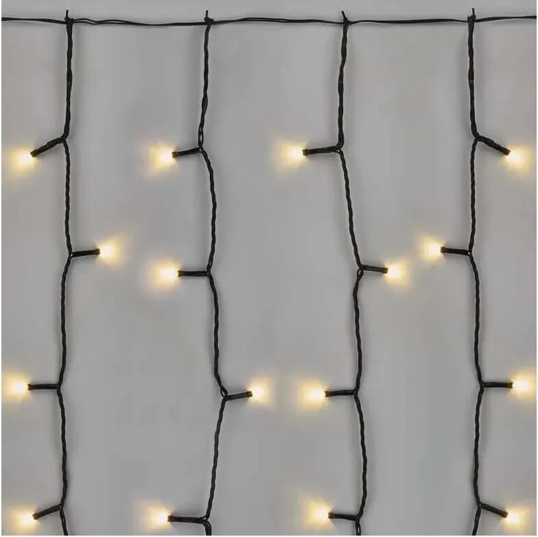 LED външна гирлянда 100xLED/1x2m IP44 топла бяла светлина