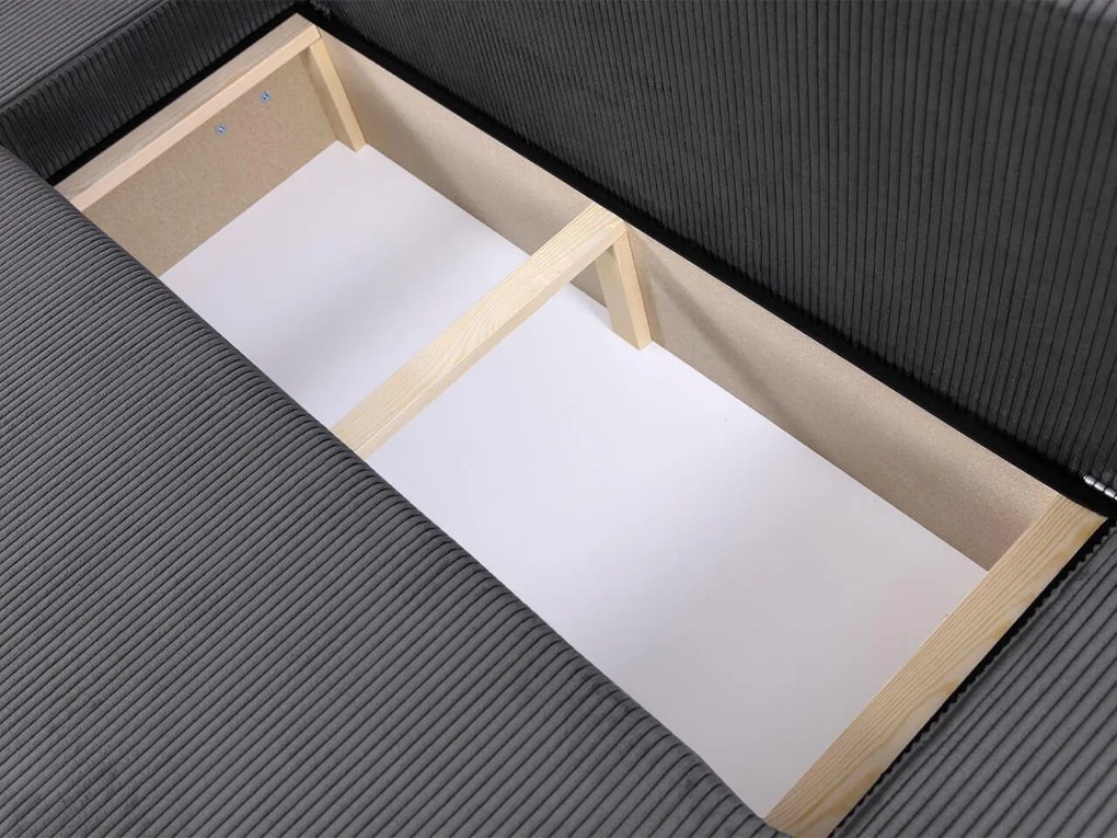 Ъглов диван Karla U-Anthraki