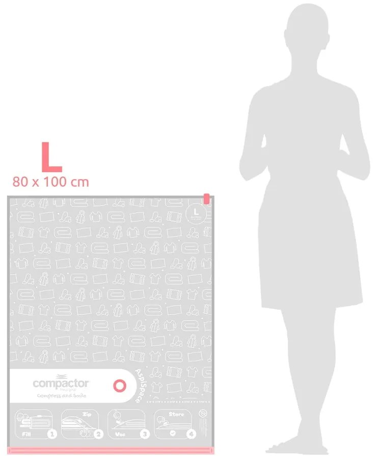 Вакуумни торбички в комплект от 5 броя Vacuum L – Compactor