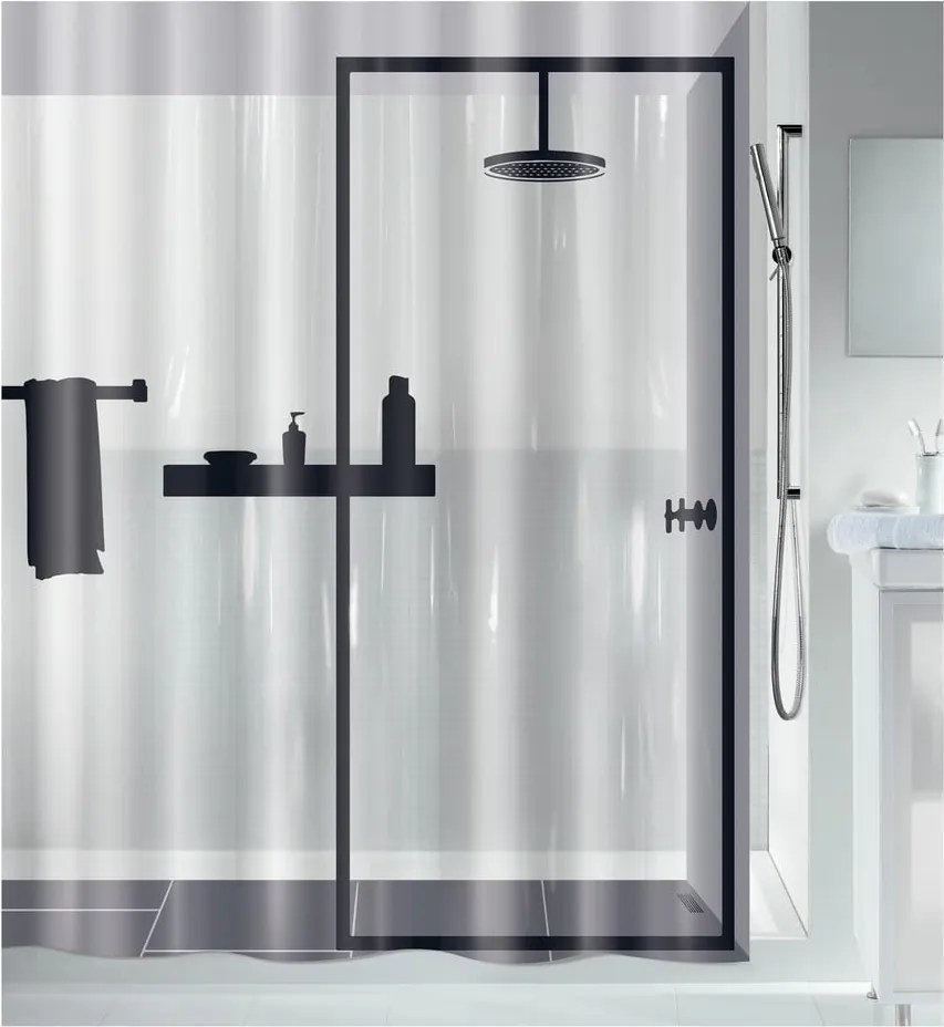 Завеса за душ 180x200 cm Illusion – Spirella