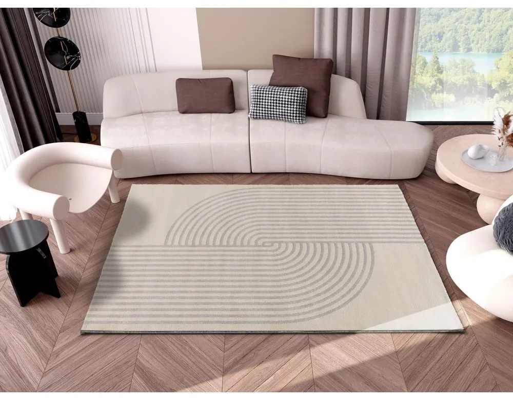 Сив/кремав килим 80x150 cm Zen – Universal