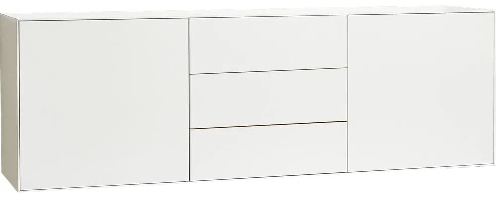 Бял нисък скрин 180x59 cm Edge by Hammel - Hammel Furniture