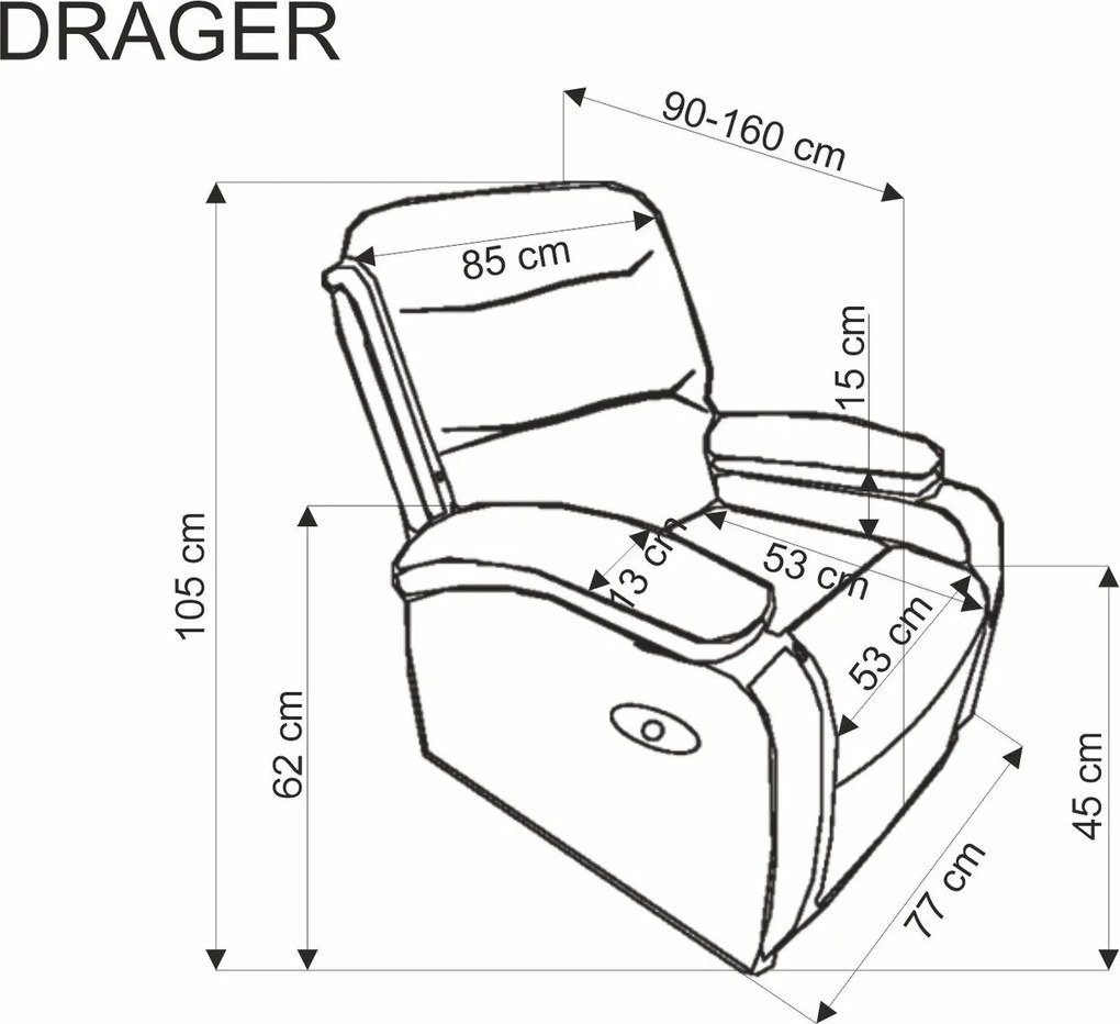 Фотьойл легло Rager-Сив