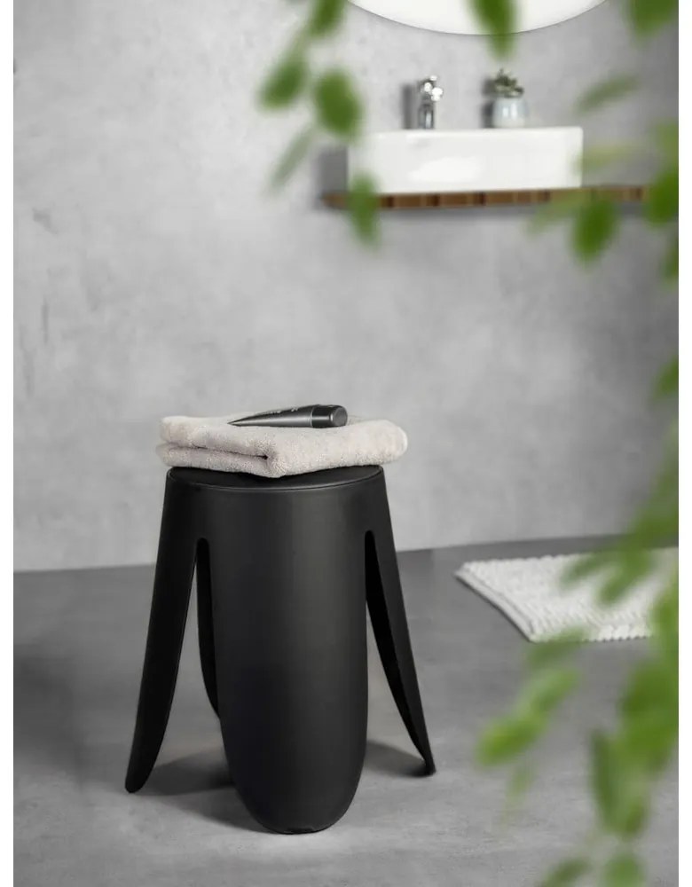 Черен пластмасов стол Comiso – Wenko