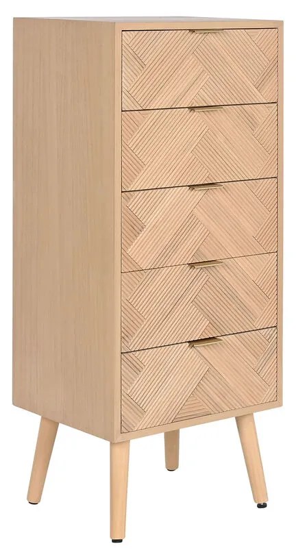 Скрин Home ESPRIT Естествен Дърво от пауловния Дървен MDF 42 x 34 x 101 cm