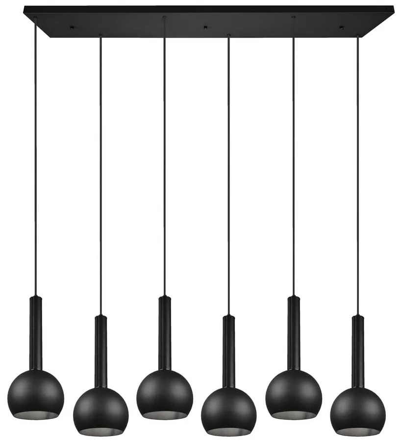 Черно висящо осветително тяло Ciliana – CINQUE