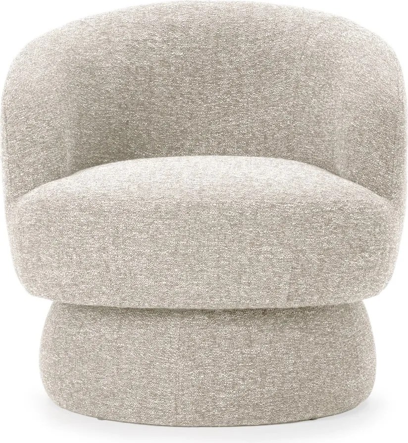 Бежово въртящо се кресло Dali – MOME