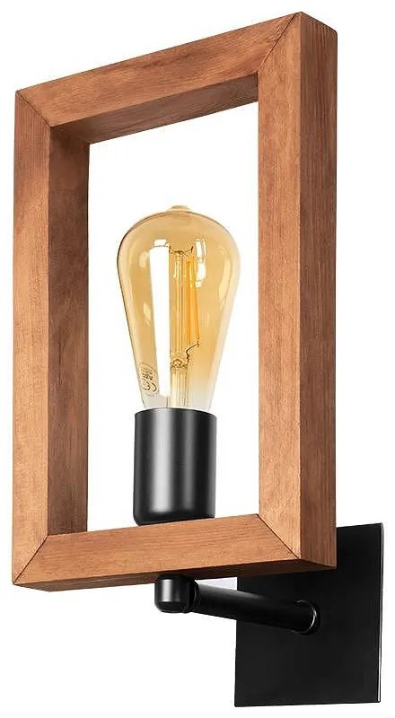 Аплик ТИЕРА, палисандър, 1xE27