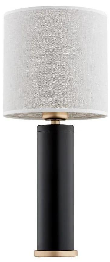 Argon 8316 - Настолна лампа RIVA 1xE27/15W/230V 48 см черен