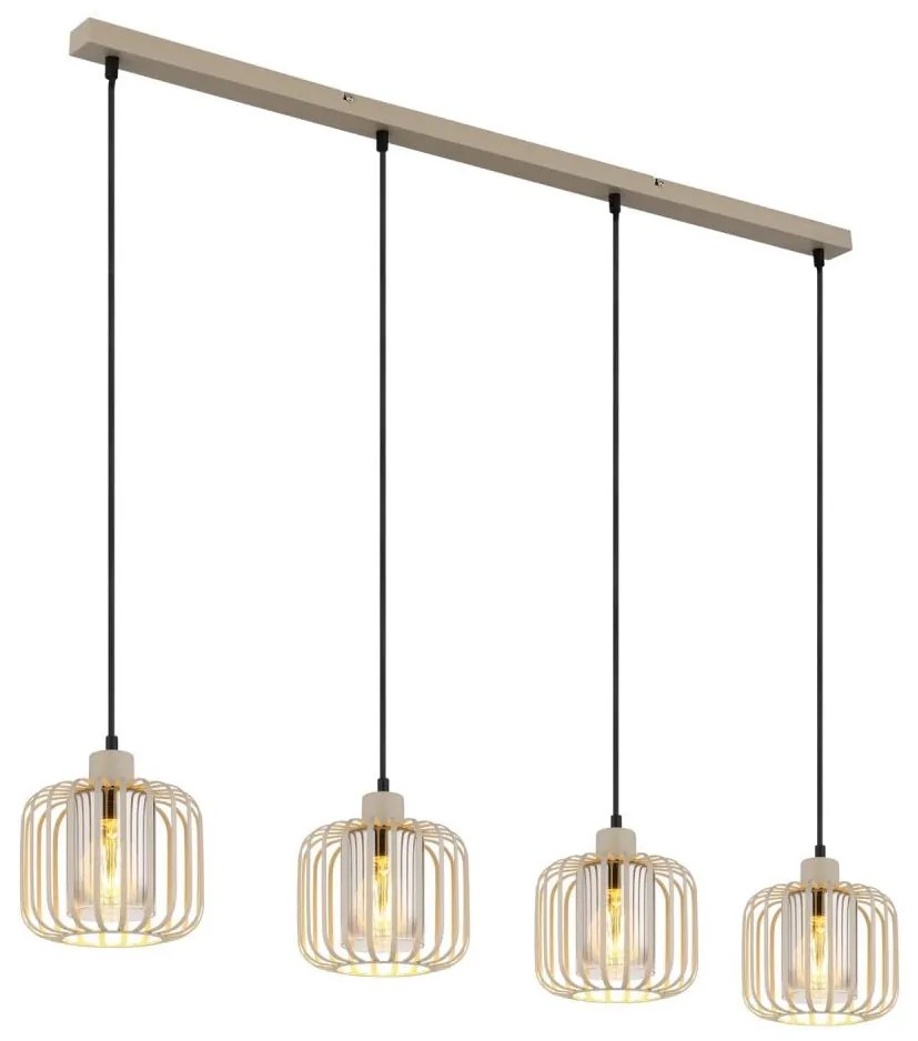 Globo 15758-4H - Полилей с кабел ALFRED 4xE27/40W/230V