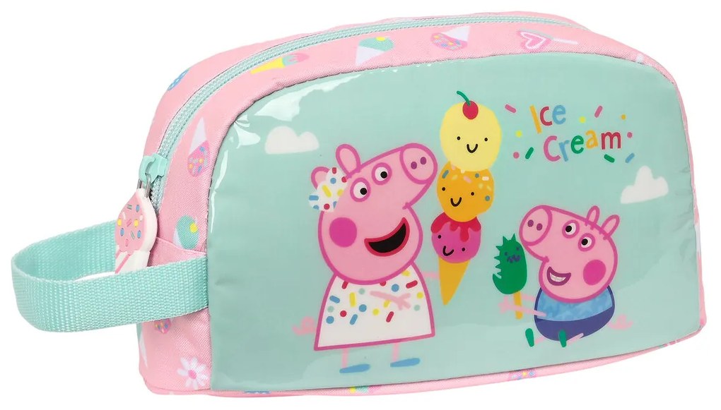 Термо чанта Peppa Pig Ice cream Розов Мента 21.5 x 12 x 6.5 cm