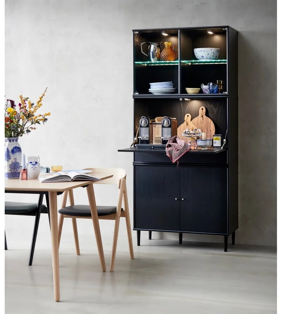 Тъмно сив шкаф за вино 89x76 cm Mistral 004 - Hammel Furniture