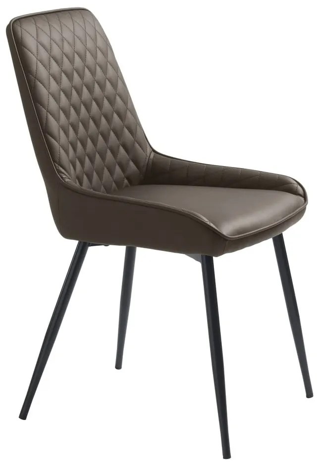 Тъмнокафяв трапезен стол Milton - Unique Furniture