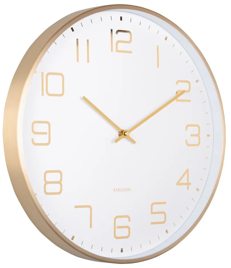 Стенен часовник ø 40 cm Elegance Glow – Karlsson