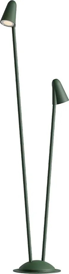 Redo 90713 - Външна LED лампа NIVALIS 2xLED/6,9W/230V 3000K 110 cm IP65 зелена