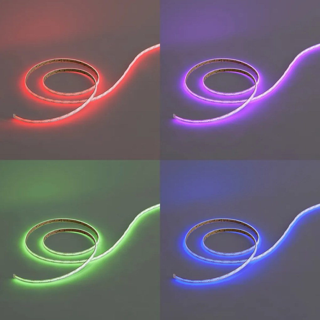 Смарт COB LED лента 3 метра RGB 35W 1040 lm 2700 - 6500K IP44