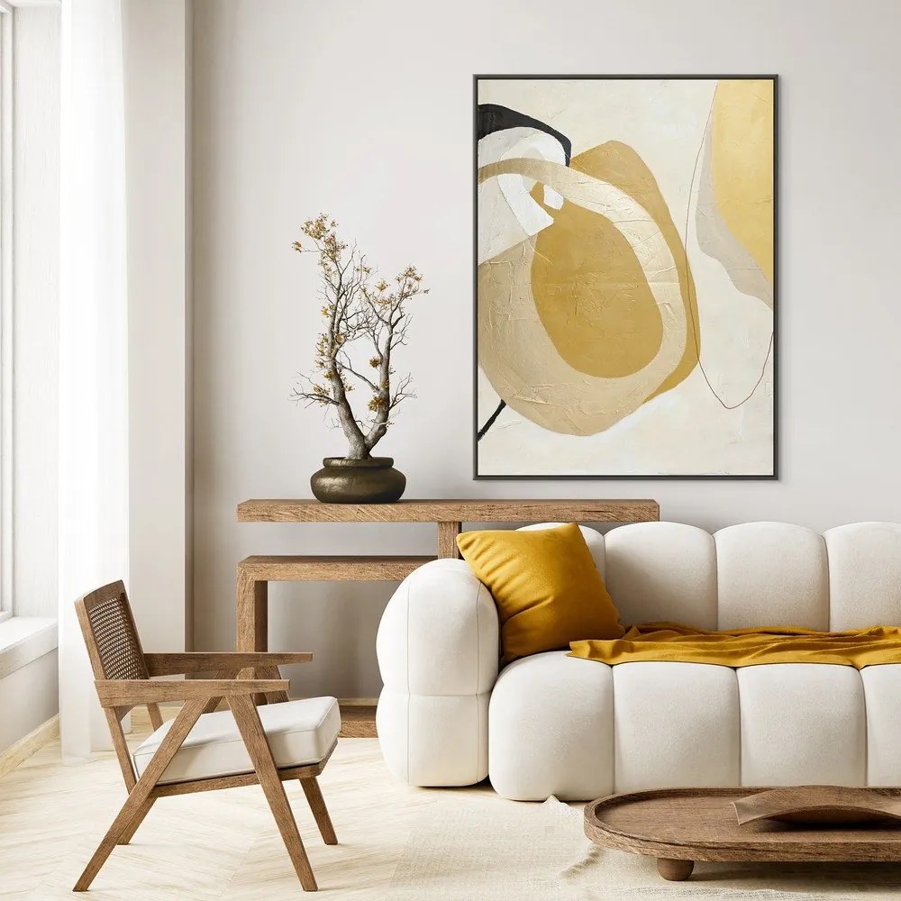 Ръчно рисувана картина с включена рамка/върху платно 91x121 cm Stardust – Malerifabrikken