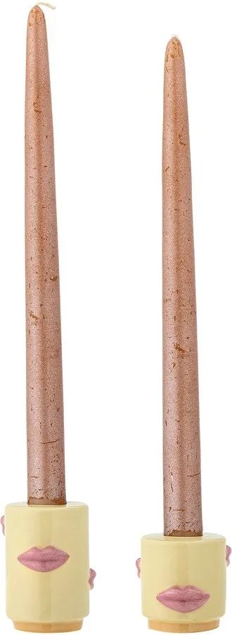 Глинени свещници в комплект 2 бр. Sassy – Bloomingville