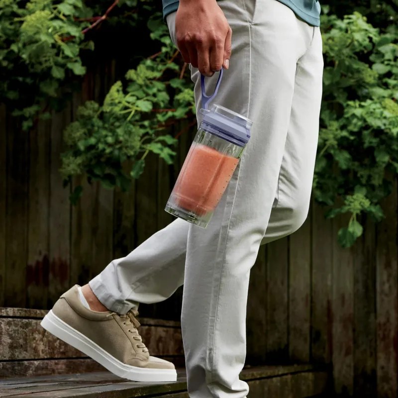 Преносим блендер Ninja Blast Max BC251EULD, 14.4W, 11.1V, 570 мл, 19000 об/мин, Трошене на лед, До 25 цикъла, Без BPA, Лилав