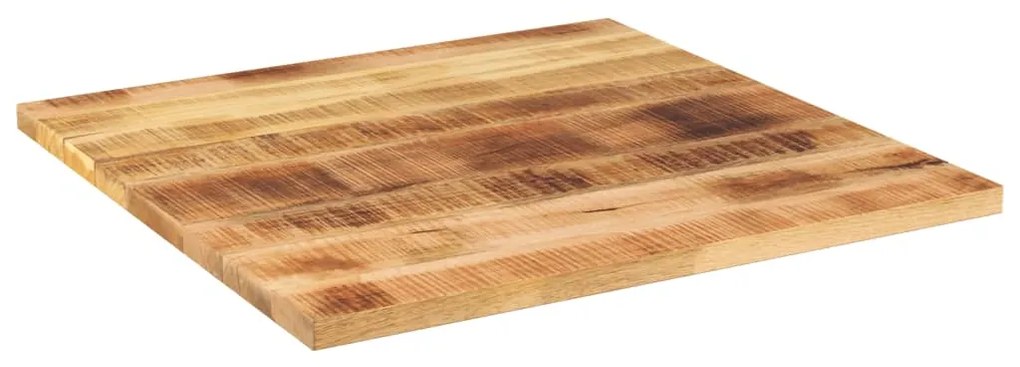 371415 vidaXL Плот за маса, 80x80x3,8см, квадратен, масивно дърво грубо манго