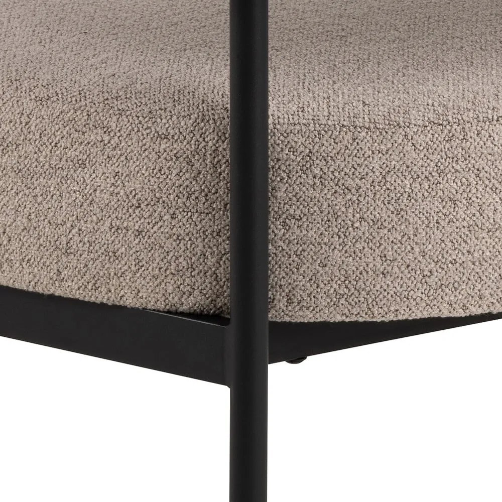 Бежово кресло от прежда с примки от букле Oakfield – Actona