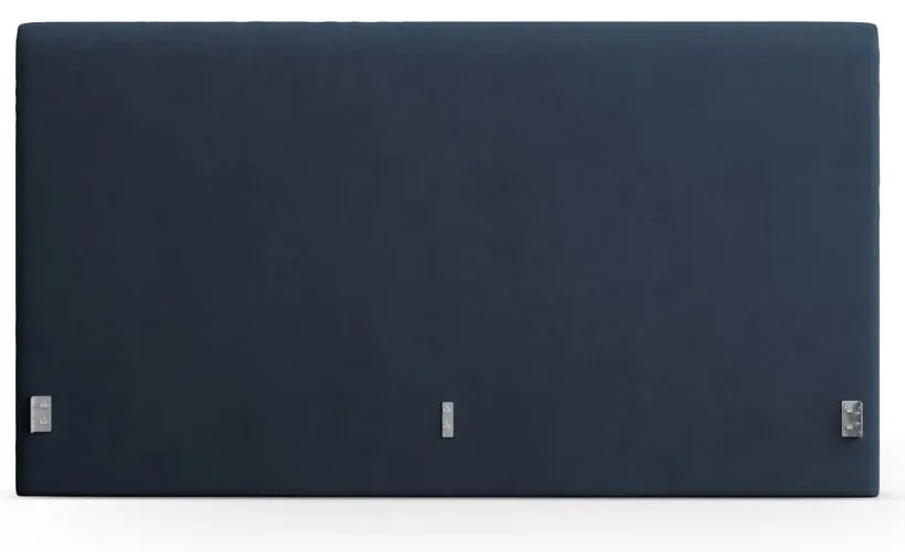 Тъмносиня тапицирана табла за легло 190,5x100 cm Remo – Micadoni