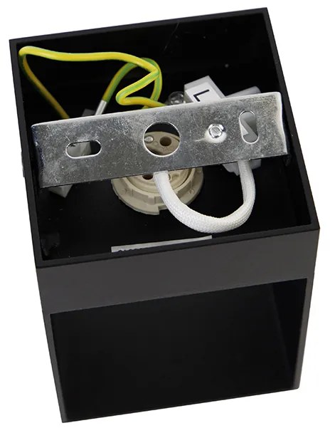 Модерен комплект от 4 стенни лампи черни - Transfer