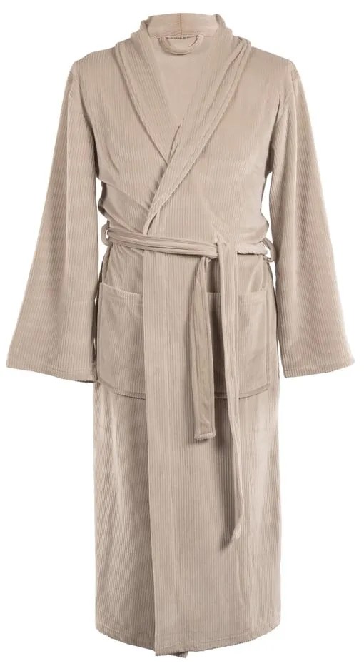 Кафяво-сива хавлия от микроплюш размер S/M Elena – Tiseco Home Studio