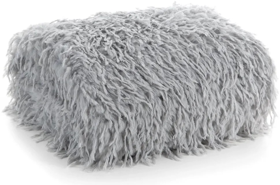 Пухкаво одеяло с подплата от полар - сиво Ширина: 130 см | Дължина: 170 см