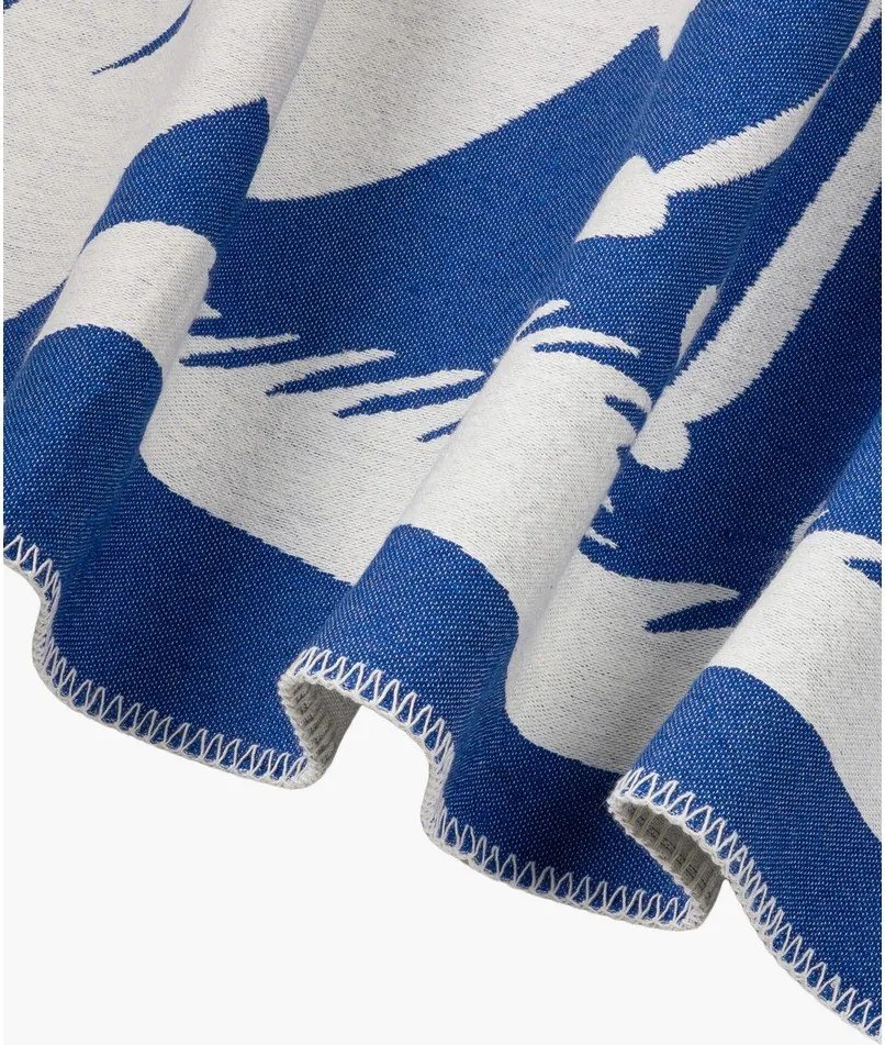 Синьо одеяло 165x200 cm Lino – noo.ma