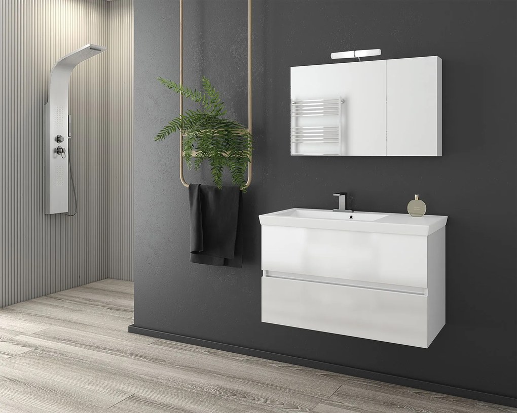 Висяща пейка Drop Luxus 85-White