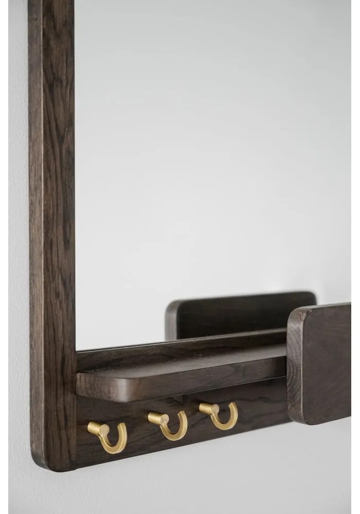 Огледало с дървена рамка 45x10 cm Inverness - Rowico