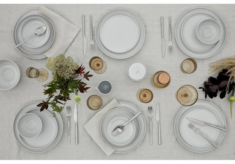 Кремавобяла ленена салфетка , 42 x 42 cm - Blomus