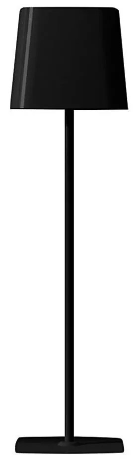 LED соларна магнитна настолна лампа 5W/5V, 3000-6000K, 3600mAh, IP65, черна