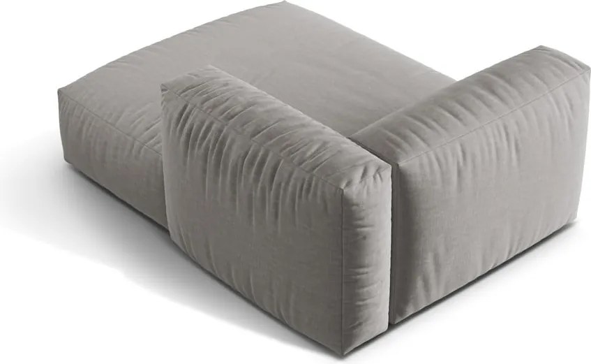 Светлосив модул за диван (десен ъгъл) Martina – Micadoni Home