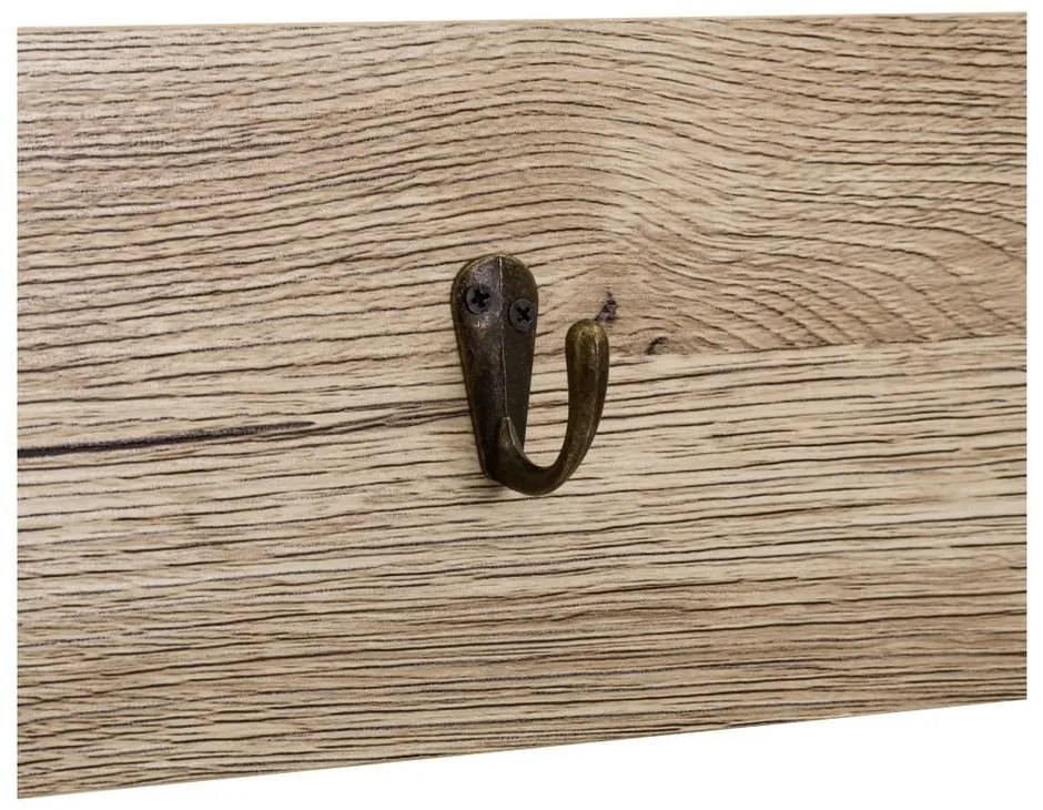 Черен естествен комплект за коридор в дъбов декор - Casa Selección