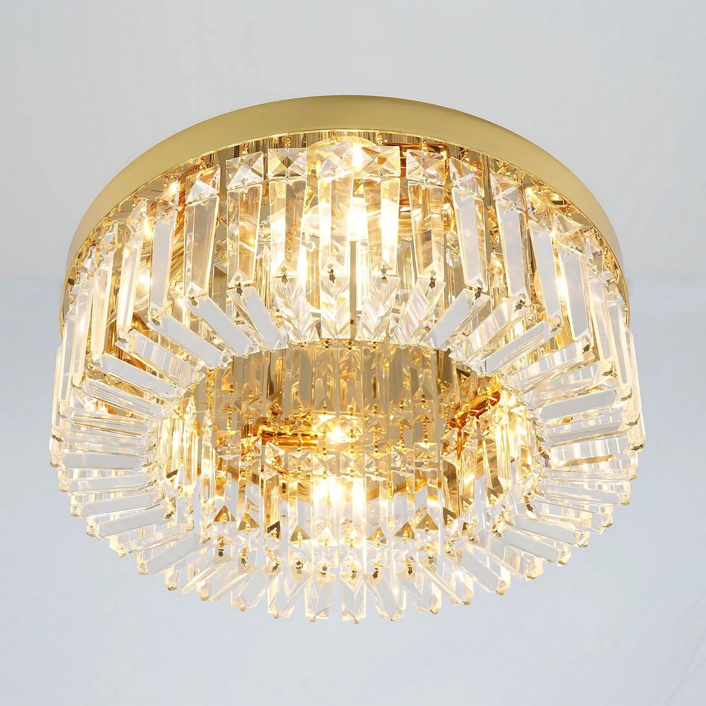 Лампа APP1729-8C 60 cm Gold