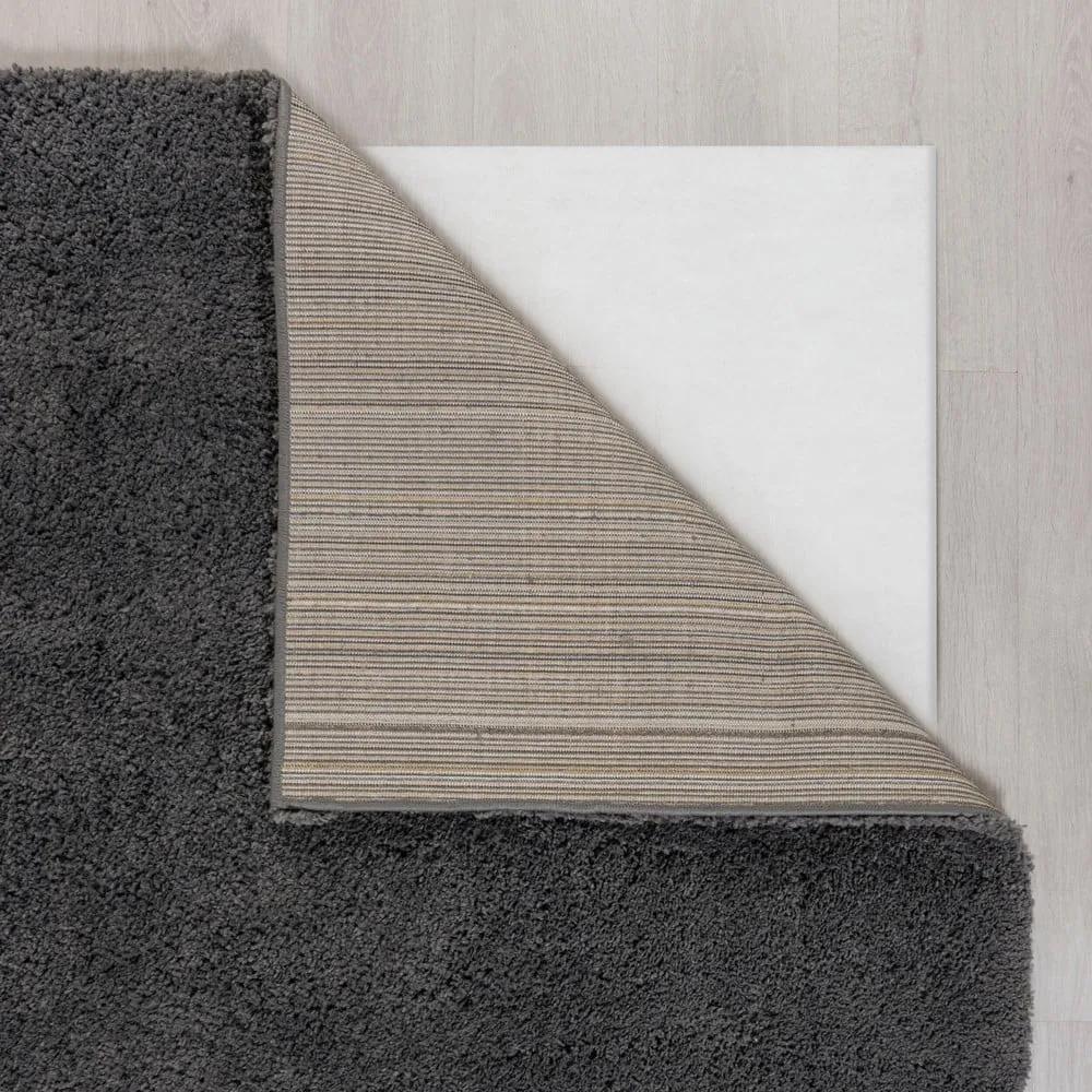 Антрацитен килим 200x200 cm - Flair Rugs
