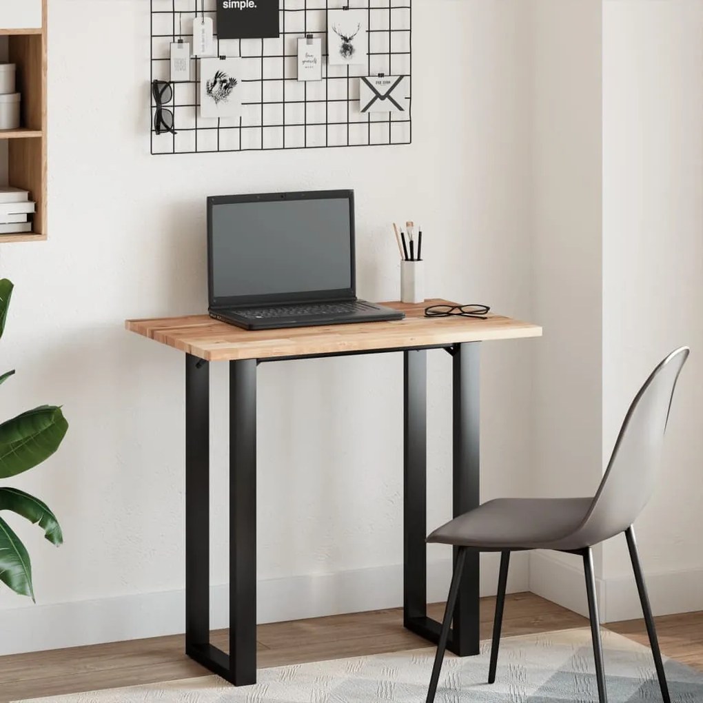 3279748 vidaXL Плот за бюро, маслен финиш, 80x50x2 см, масивно дърво акация