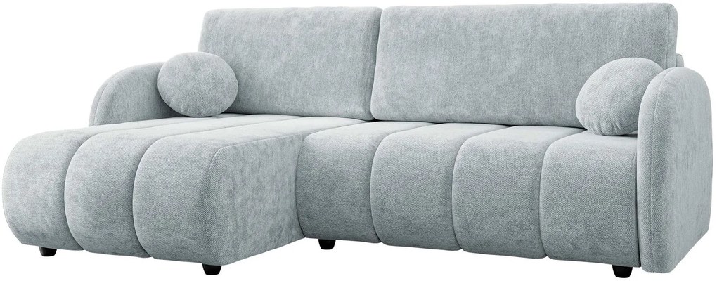 Ъглов диван Zara-Светло сиво